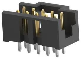 PIN HEADER, 12POS, 2ROW, 2MM, TH 2MM-HSP-D06-VT-02-H-TB