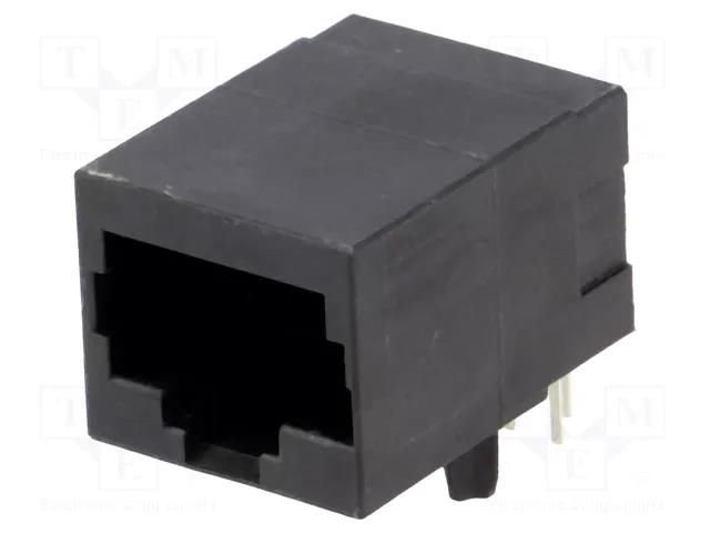 Connector: RJ50; socket; PIN: 10; Cat: 3; polarized; 10p10c; on PCBs TE Connectivity 5558066-1