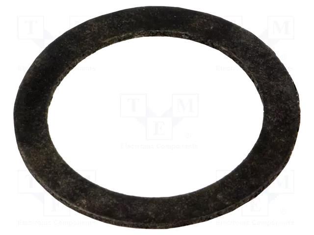 Gasket; chloroprene; Thk: 1.5mm; Øint: 31.5mm; Øout: 42mm; M32; black HELLERMANNTYTON AWS-M32