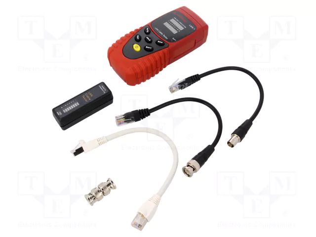 Tester: LAN wiring; Measured cable l: max.300m; Dim: 130x56x38mm BEHA-AMPROBE LAN-1