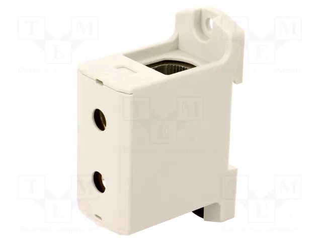 Splice terminal: rail; 320A; 690V; screw terminal; grey; polyamide OUNEVA T021150