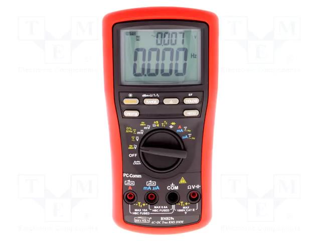 Digital multimeter; USB; LCD; (9999); Bargraph: 41segm.60x/s; 5x/s BRYMEN BM829