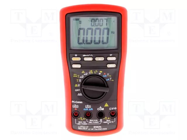 Digital multimeter; USB; LCD; (9999); Bargraph: 41segm.60x/s; 5x/s BRYMEN BM829
