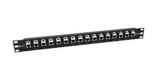 PATCH PANEL, 16P, RJ45 COUPLER, 1U/CAT6A PR175C6A-16S