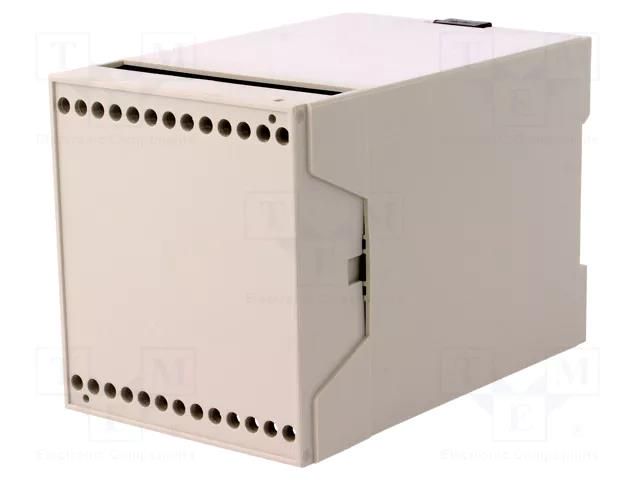 Enclosure: for DIN rail mounting; Y: 109mm; X: 70mm; Z: 75mm; ABS BOPLA CN70AK