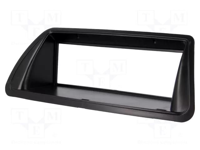 Radio frame; Fiat; 1 DIN; black 4CARMEDIA RAM-40.082.2