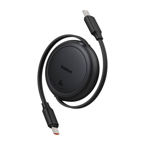 Baseus Free2Pull Mini USB-C to USB-C USB cable, 60W, 1, (black), Baseus P10364500111-01