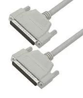 CABLE ASSY, HD DB62 PLUG-PLUG, 2.5' CHD62MM-2.5