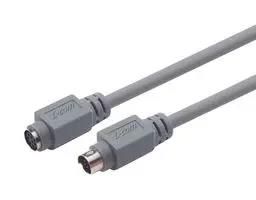 CABLE ASSY, MINI DIN 8P PLUG-RCPT, 10' CSMD8MF-10