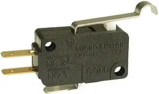 MICROSWITCH, ROLLER LEVER SPDT 11A 277V V7-1B17D8-263.