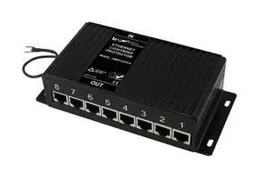 ETHERNET, POE SURGE PROTECTOR, WALL CMSP-CAT5-8