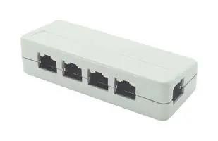 SPLTR, MODULAR, 5POS, RJ45 8X8, SHIELDED JMOD4S-1