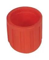 COVER, NUT, BNC CONN, PVC, RED BIF-H2
