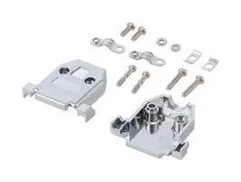 D SUB BACKSHELL, 180 DEG, DA, PLASTIC SDC15M