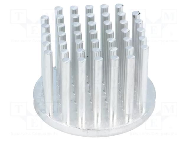 Heatsink; LED; Ø: 45mm; H: 30mm; 9.77K/W FISCHER ELEKTRONIK ICKSR45X30