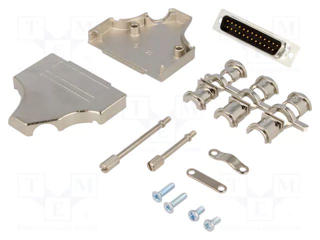 Connector: D-Sub; PIN: 25; plug; male; angled; soldering; for cable ENCITECH MHDM35-25-DMP-K