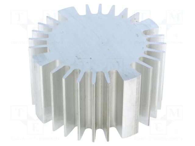 Heatsink; LED; Ø: 70mm; H: 37.5mm FISCHER ELEKTRONIK SK57037.5AL