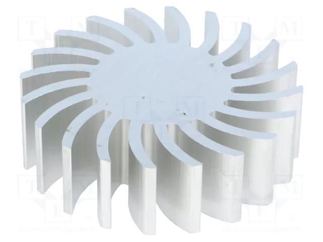 Heatsink; LED; Ø: 70mm; H: 20mm FISCHER ELEKTRONIK SK57120AL