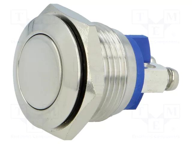 Switch: vandal resistant; Pos: 2; SPST-NO; 2A/36VDC; IP65; OFF-(ON) ONPOW V16-10-S