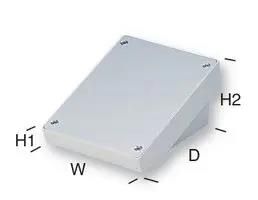 CASE, ABS/ALUMINIUM, SLOPING, S CASE SIZE S