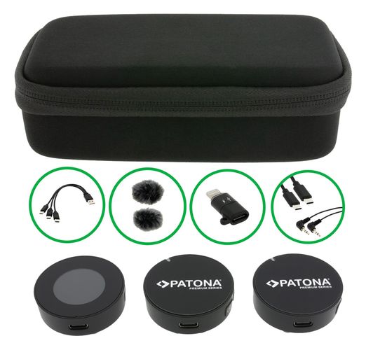 PATONA Premium AI Lavalier Microphones PTS-I21S, PATONA 4224 4055655253154