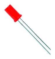 LED, FLAT TOP, 5MM, HE-RED L-483IDT