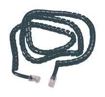 PATCH LEAD, COILED, 4WAY, BLACK CHH