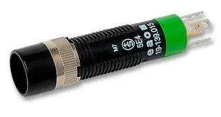 PUSH BUTTON, SPST-NO, MAINTAINED, PANEL 19-279.015