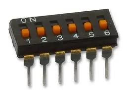 SWITCH, DIL, 6WAY A6T-6104