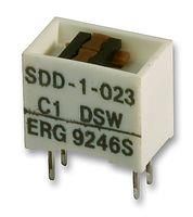 SWITCH, DIL, GANGED, 1WAY SDD-1-023