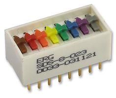 SWITCH, DIL, ST, 8WAY SDS-8-023