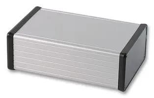 ENCLOSURE, CLEAR, BLACK END PLATE 1455N1602