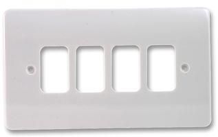 GRID PLUS - 2 GANG / 4 WAY PLATE K3634WHI