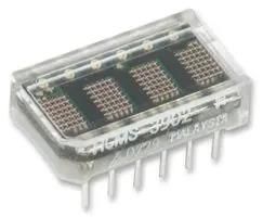 LED DISPLAY, 4 CHAR, 0.15", RED HCMS-3906