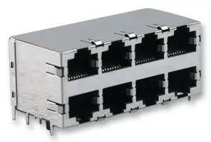 JACK, RJ45, MULTI PORT, 2X4 5569262-1