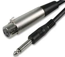 XLR SOCKET TO 6.3MM PLUG - 2M PSG00747