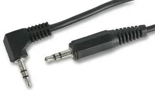 LEAD 3.5MM STEREO PLUG TO 90DEG PLUG 2M PSG00056
