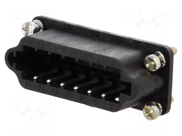 Connector: HDC; contact insert; female; 10A; 25V; Staf®; PIN: 14 HARTING 09700142613