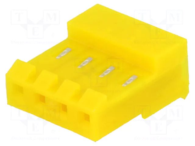 Connector: wire-board; plug; female; MTA-156; PIN: 4; 600VAC; IDC TE Connectivity 3-640427-4