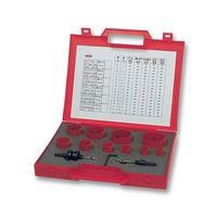 HOLE SAW SET, IN PLASTIC CASE 106303