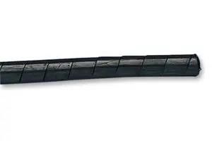 SPIRAL WRAP, PE, BLK, 76.2MM, 7.6M SW42 BK008.