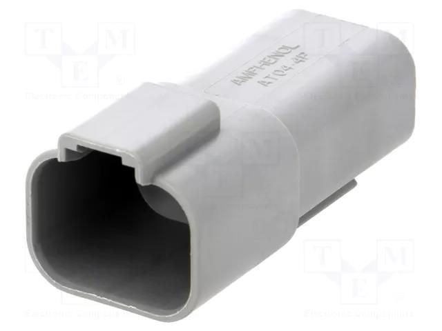 Connector: wire-wire; terminals, size 16; plug; male; AT; PIN: 4 AMPHENOL AT04-4P
