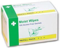 WIPES, ALCOHOL FREE, WOUND, PK100 D5218