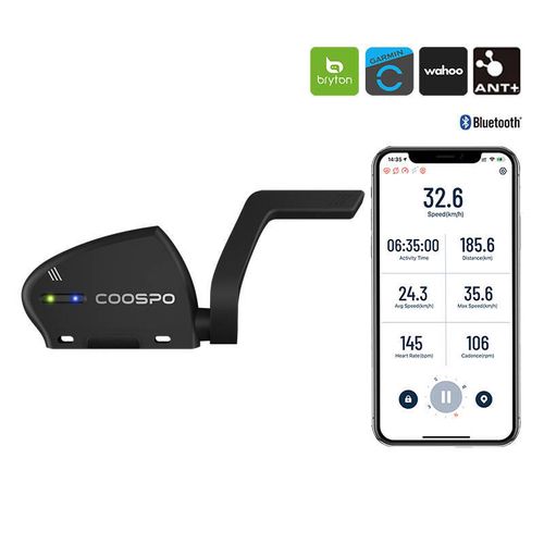 Speed and Cadence Sensor Coospo BK805 compatibile with Wahooo, Garmin, Bryton etc., Coospo BK805