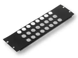 3U-24 HOLE 19" RACK PANEL R1269/3UK/24