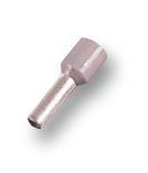 FERRULE, INSULATED, 4MM, GREY, PK50 H4,0/18