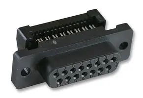 SOCKET, IDC, D, PLASTIC, 15WAY 1658614-3