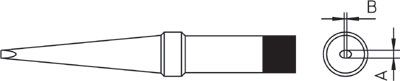 Tip 1.17mm for LR21 soldering iron, Weller W/ET-K 4003019433810