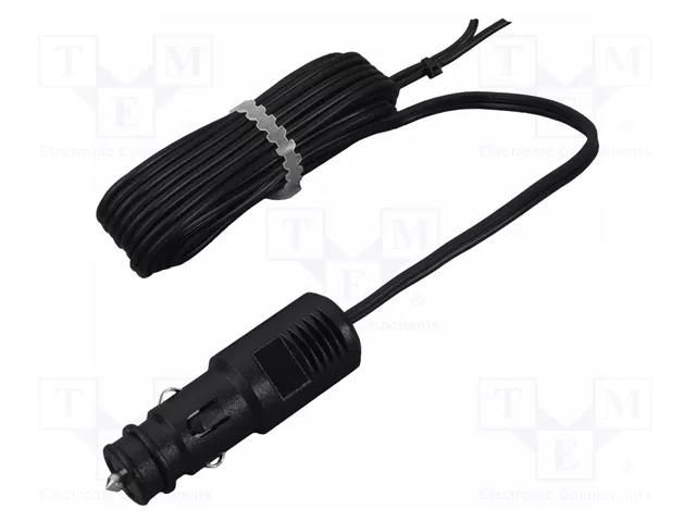 Cigarette lighter socket extension cord; cables; 20A; black PRO CAR PROCAR-67101285