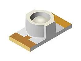 LED, ORANGE, 450MCD, 605NM, SMD 597-6201-607F